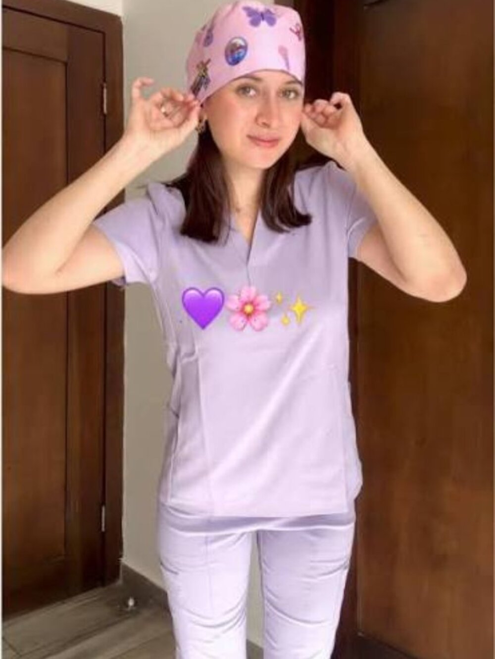 Mandala Wisteria set. Top is size small and pants are medium petite